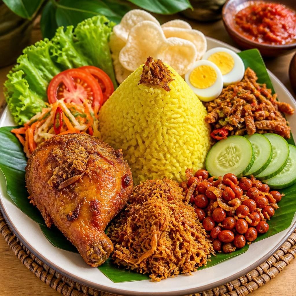 Nasi Kuning Campur To-Go dari Sate Khas Senayan